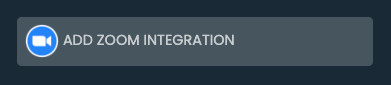 Add Zoom Integration Button on the Account Page