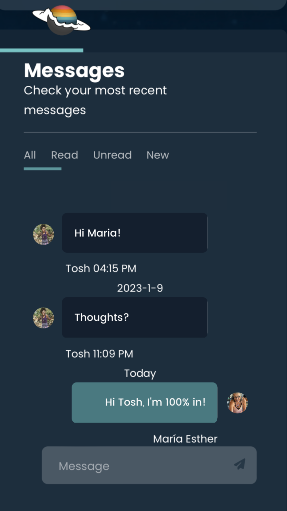Mobile Chat Preview