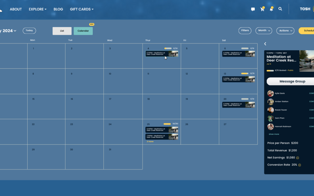 Calendar View