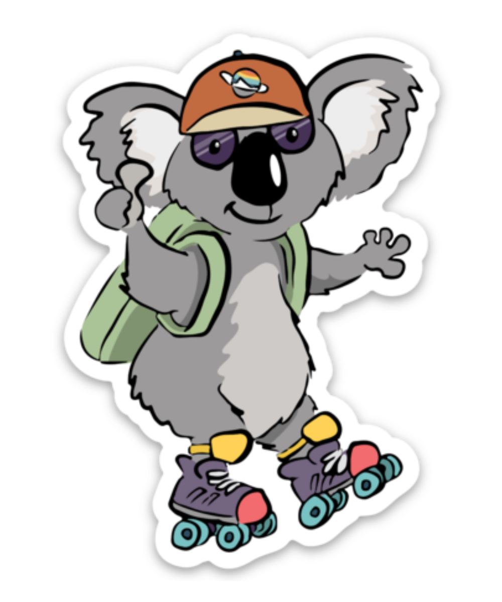 Skating-Koala-Sticker_Animal-Patch